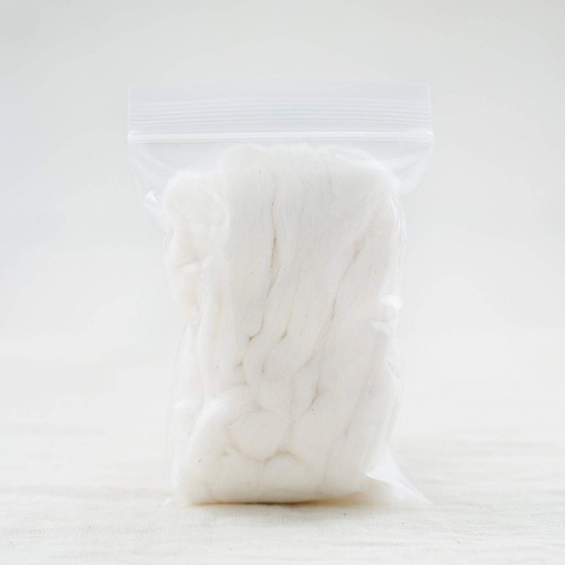 AMOZA Japanese Organic Cotton Sliver 13 Feets 100% Organic Unbleached [Made in Japan] (4 Packs) - Image 3
